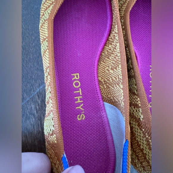 Rothy's Yellow and Pink Flats - Picture 8 of 9